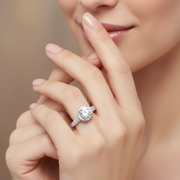 Pratham Solitaire 925 Silver Ring