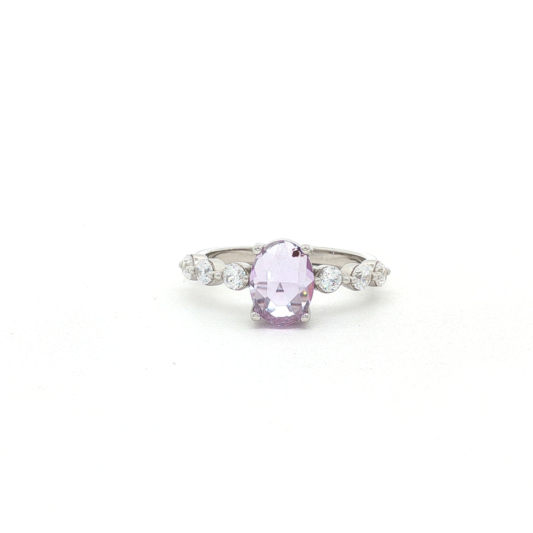 Elegant 925 Sterling Silver Classic Solitaire Ring for Women