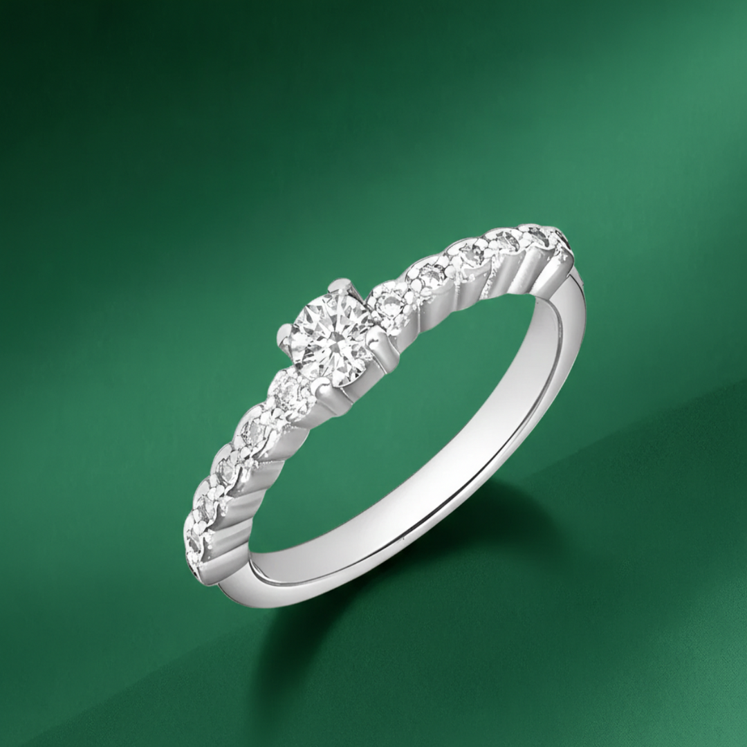 Classic Solitaire 925 Silver Ring