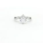 Load image into Gallery viewer, Premium 925 Sterling Silver Solitaire Ring with Sparkling Stone