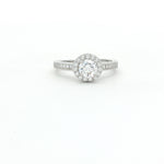 Load image into Gallery viewer, Premium 925 Sterling Silver Solitaire Ring with Sparkling Stone