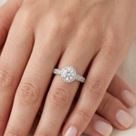 Load image into Gallery viewer, Premium 925 Sterling Silver Solitaire Ring with Sparkling Stone