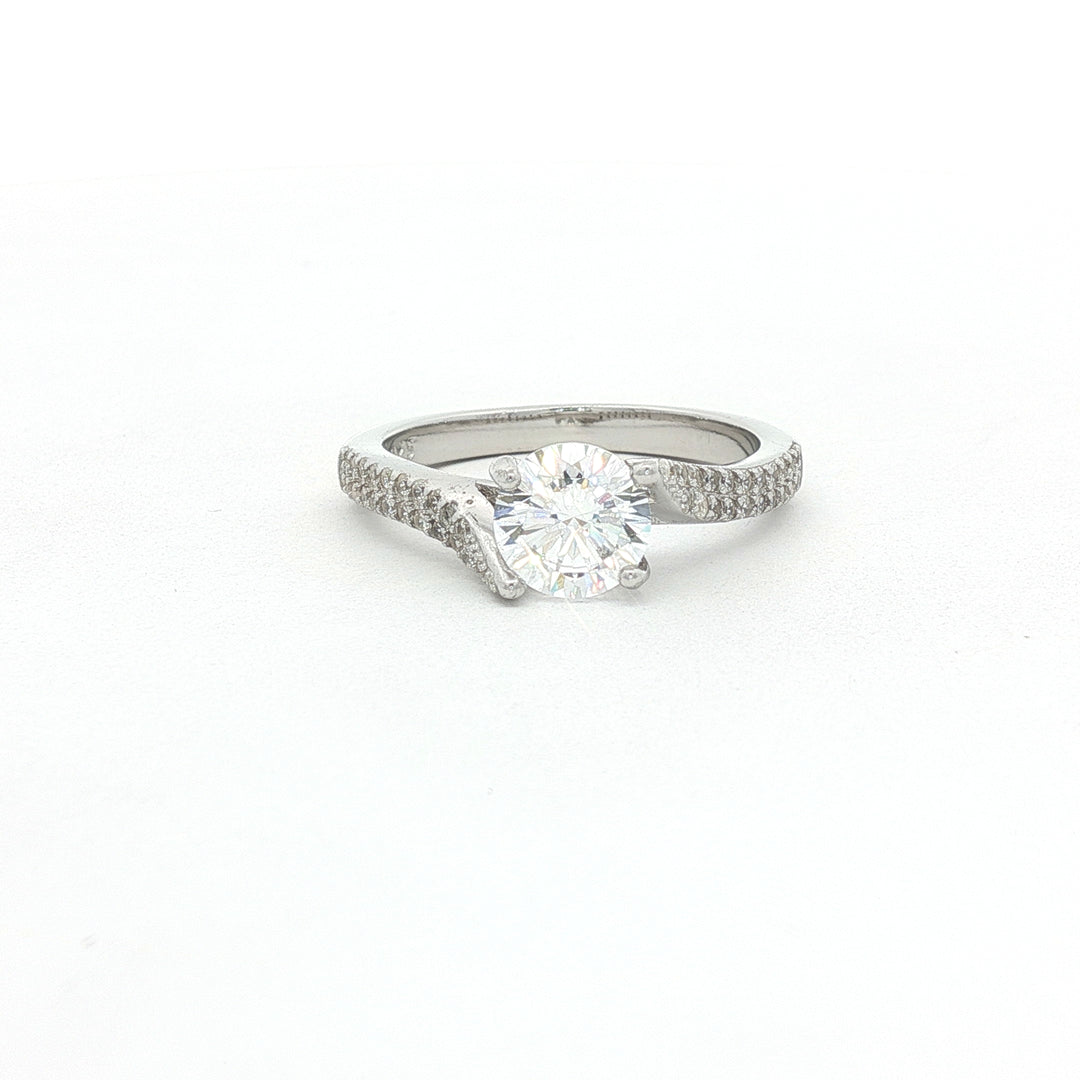 Elegant 925 Sterling Silver Solitaire Ring for Women