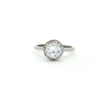 Load image into Gallery viewer, Timeless 925 Sterling Silver Solitaire Halo Ring Luxury Shine