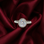 Load image into Gallery viewer, Timeless 925 Sterling Silver Solitaire Halo Ring Luxury Shine