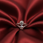 Load image into Gallery viewer, Elegant 925 Silver Solitaire Ring with High Quality Cubic Zirconia