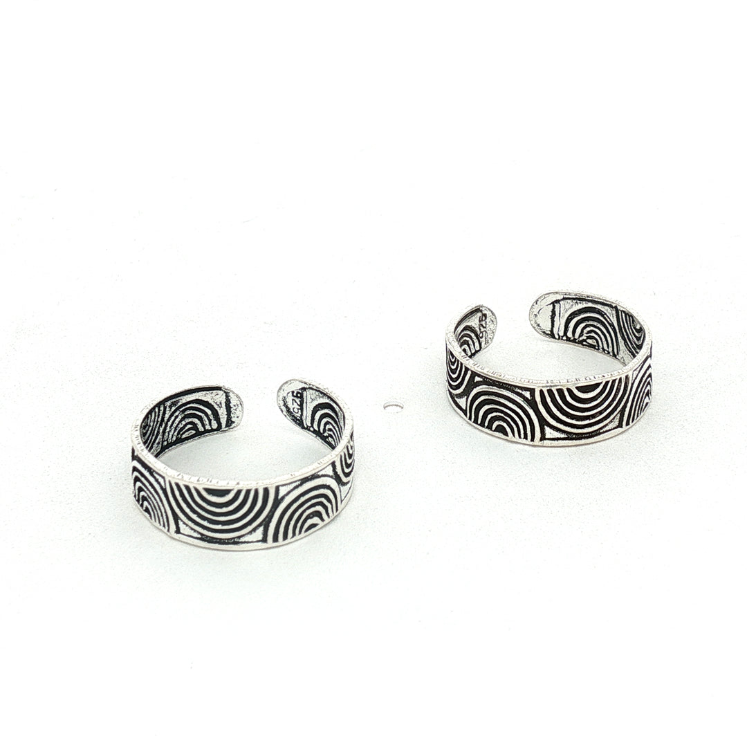 925 Sterling Silver Classic Adjustable Toe Ring