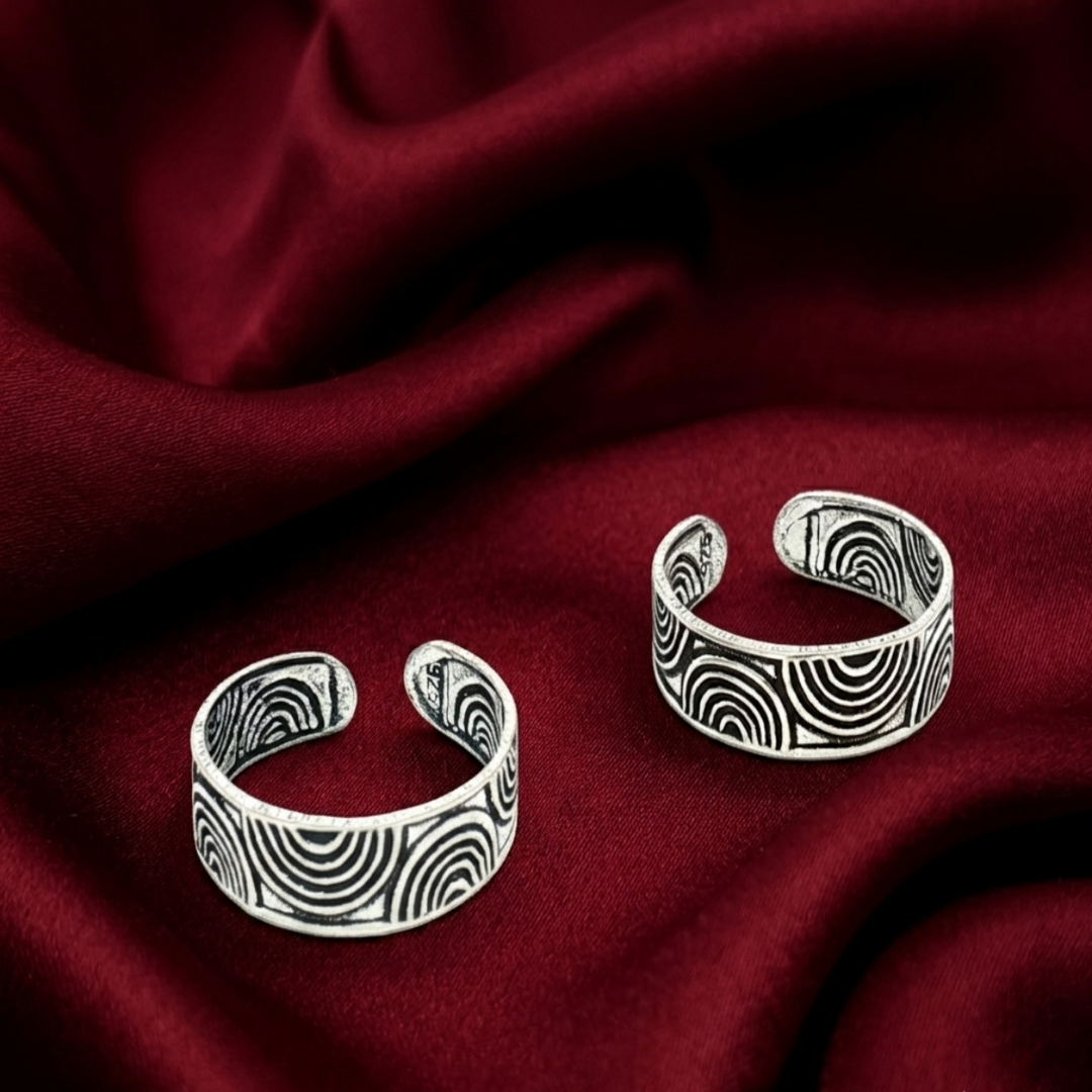 925 Sterling Silver Classic Adjustable Toe Ring