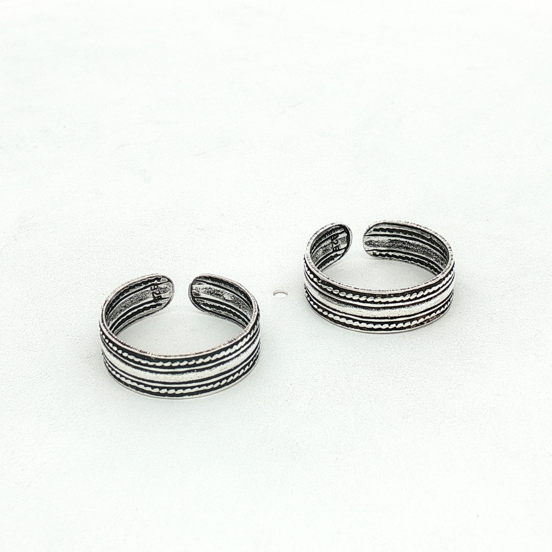925 Sterling Silver Classic Adjustable Toe Ring