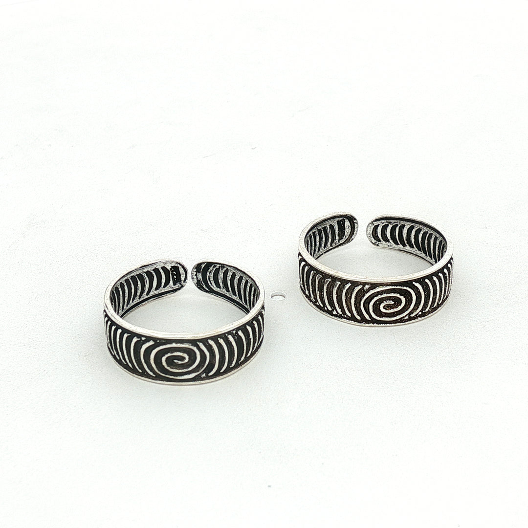 925 Sterling Silver Classic Adjustable Toe Ring