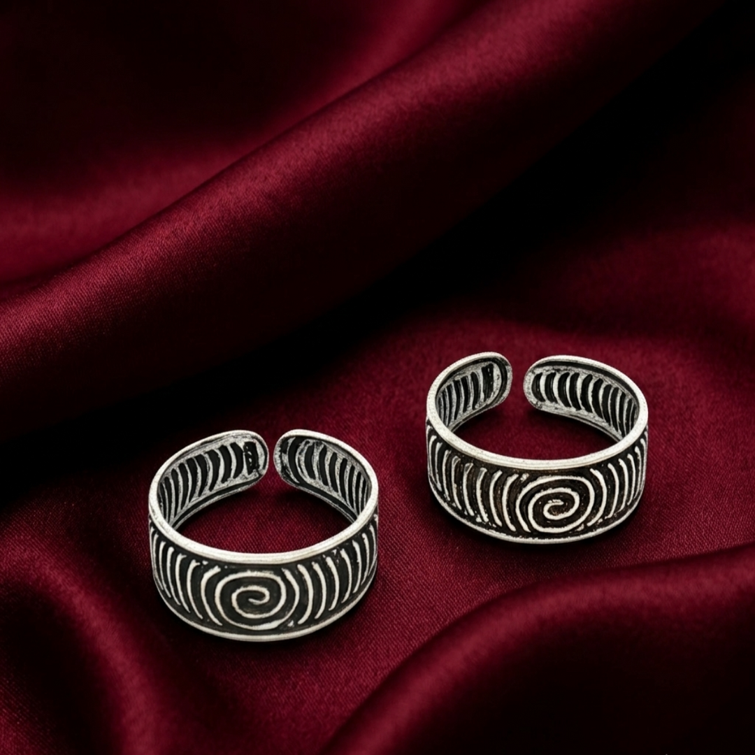 925 Sterling Silver Classic Adjustable Toe Ring