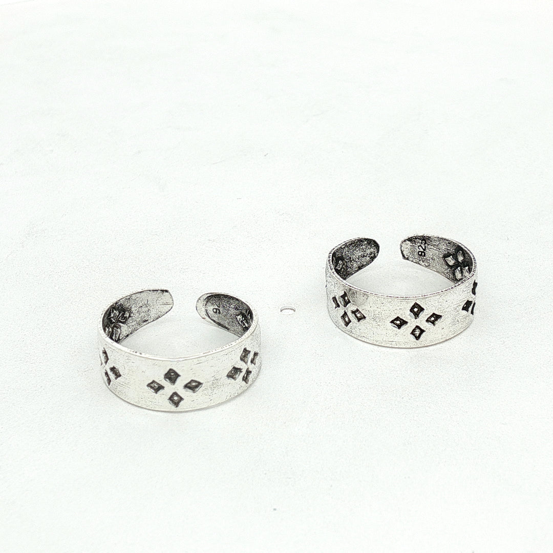 925 Sterling Silver Classic Adjustable Toe Ring