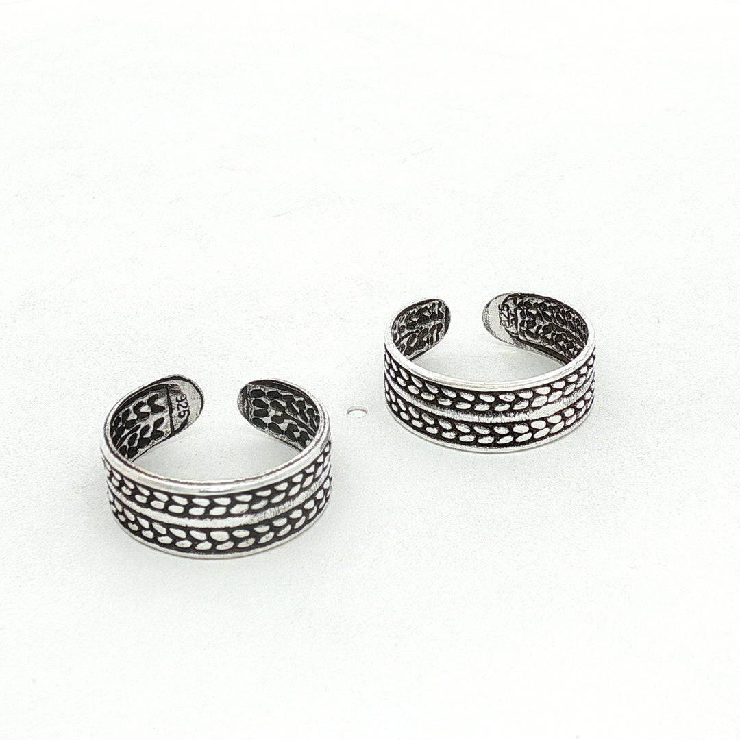 925 Sterling Silver Classic Adjustable Toe Ring