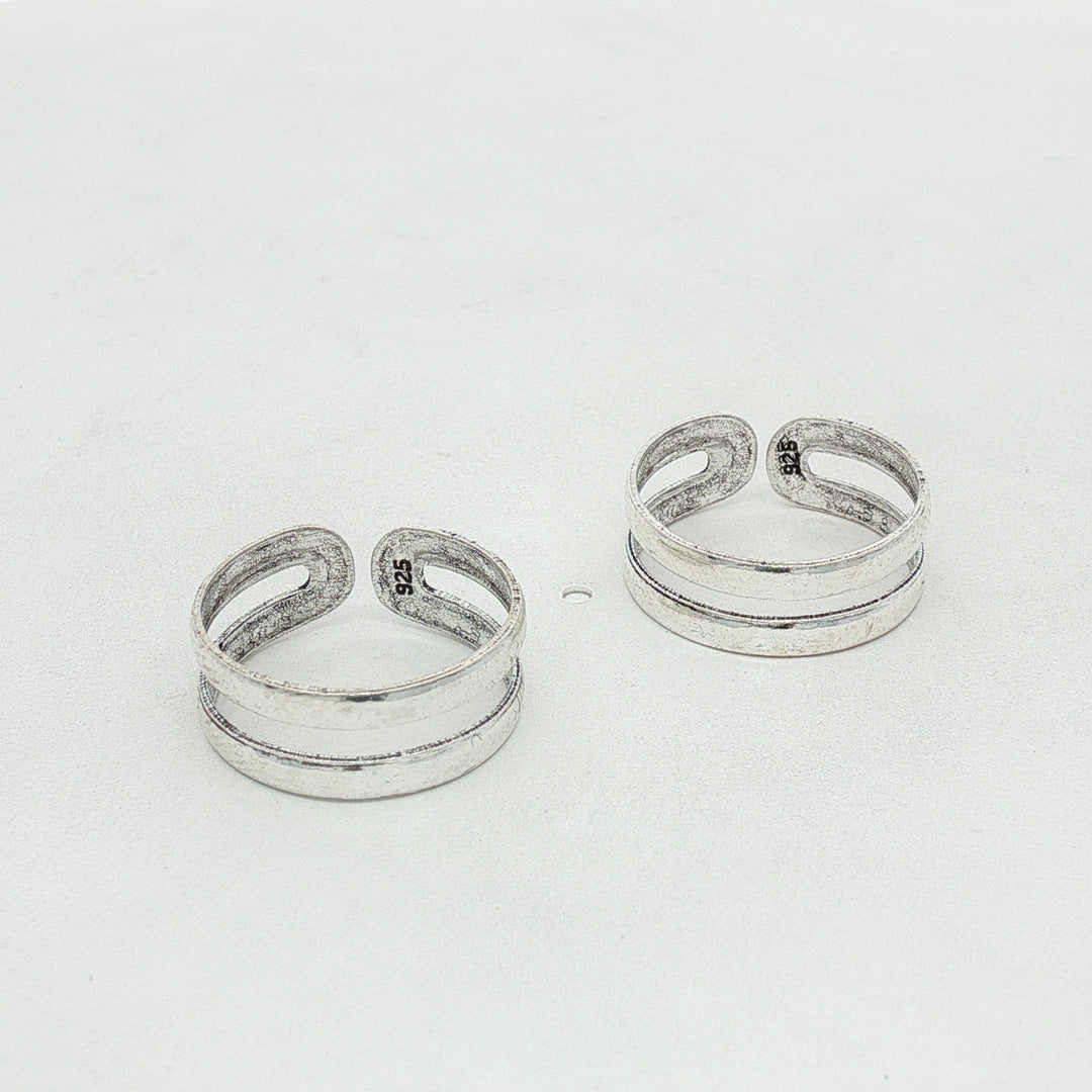 925 Sterling Silver Classic Adjustable Toe Ring