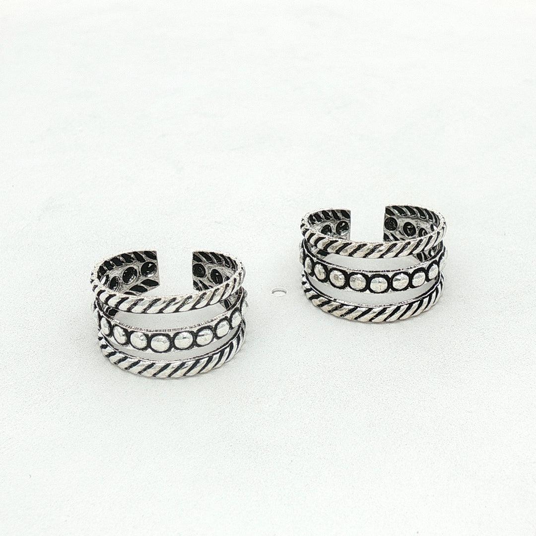 925 Sterling Silver Classic Adjustable Toe Ring