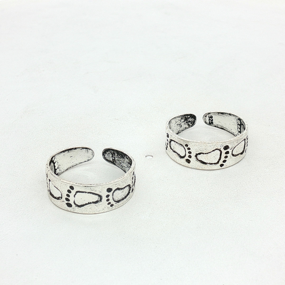 925 Sterling Silver Classic Adjustable Toe Ring