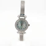 Load image into Gallery viewer, Women's 925 Sterling Silver Round Watch with Bracelet Belt