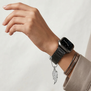 925 Sterling Silver CZ Angel Wing Charm For Women's