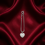 Load image into Gallery viewer, 925 Sterling Silver Heart Crystal Watch Charm For Women