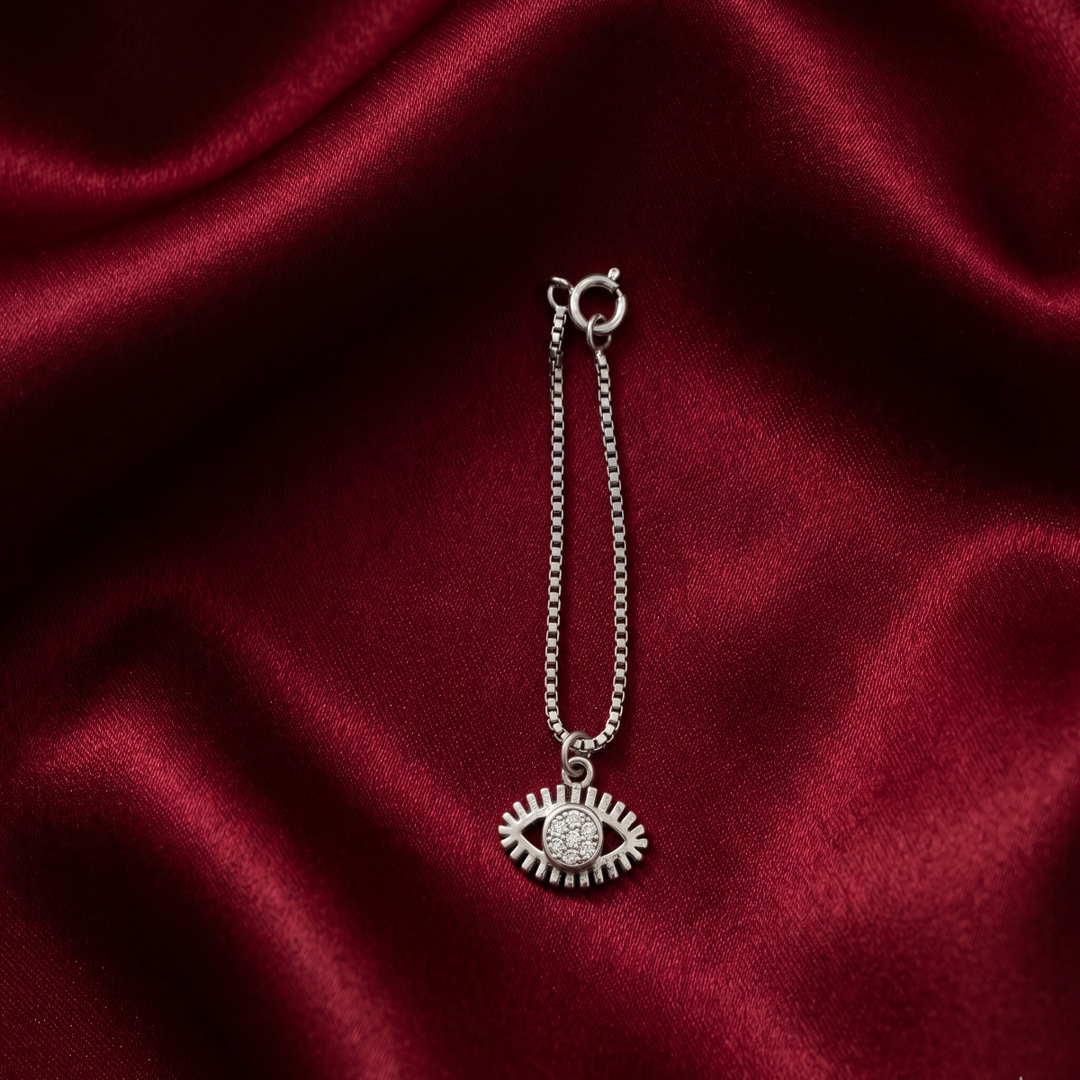925 Sterling Silver Evil Eye Watch Charm
