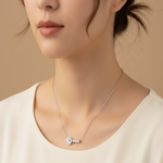 Load image into Gallery viewer, Pacman Inspired 925 Silver Necklace