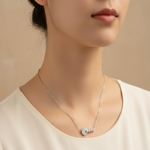 Load image into Gallery viewer, Pacman Inspired 925 Silver Necklace