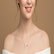 Pacman Inspired 925 Silver Necklace