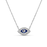 Load image into Gallery viewer, Evil Eye 925 Silver Pendant Chain
