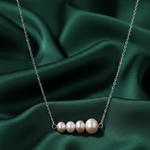 Load image into Gallery viewer, Pink Pearly Graduating 925 Silver Necklace