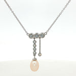 Load image into Gallery viewer, Luxury 925 Silver Pearl Necklace for Girls &amp; Women 10 Inch