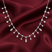 Celestial Diamond 925 Necklace with Adjustable Length