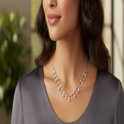 Celestial Diamond 925 Necklace with Adjustable Length