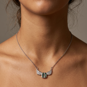 Elegant 925 Sterling Silver Pendant & Chain