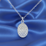 Load image into Gallery viewer, 925 Sterling Silver Round Shape Pendant Necklace with Adjustable Length