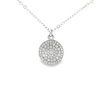 Load image into Gallery viewer, 925 Sterling Silver Round Shape Pendant Necklace with Adjustable Length
