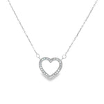 Load image into Gallery viewer, 925 Sterling Silver Heart Pendant Necklace with Adjustable Length
