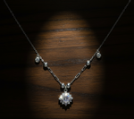 Load image into Gallery viewer, 925 Sterling Silver Classic Emerald Green Stone Pendant Necklace with Adjustable Length
