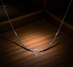 Load image into Gallery viewer, 925 Sterling Silver Heart Shape Pendant Necklace with Adjustable Length
