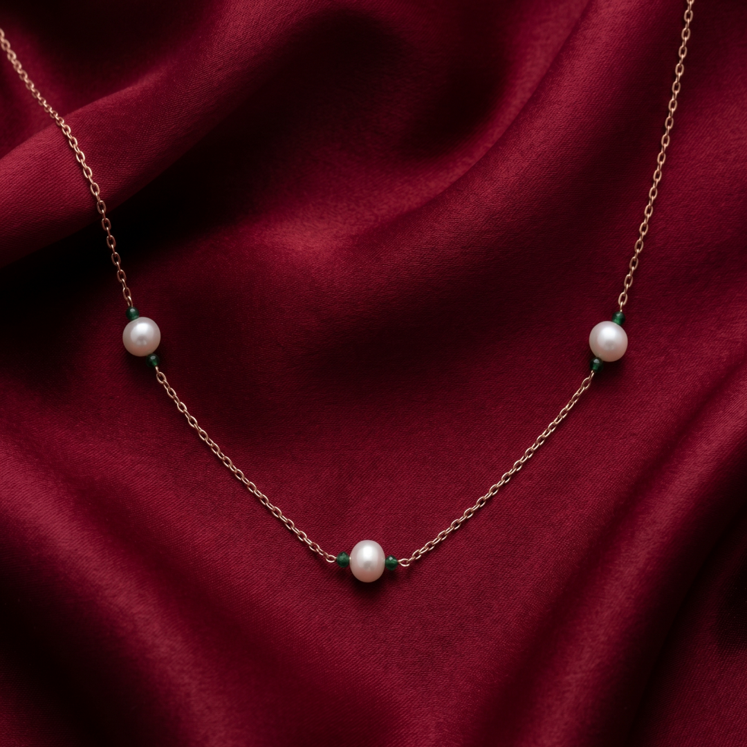Premium 925 Sterling Silver Pearl Pendant Necklace