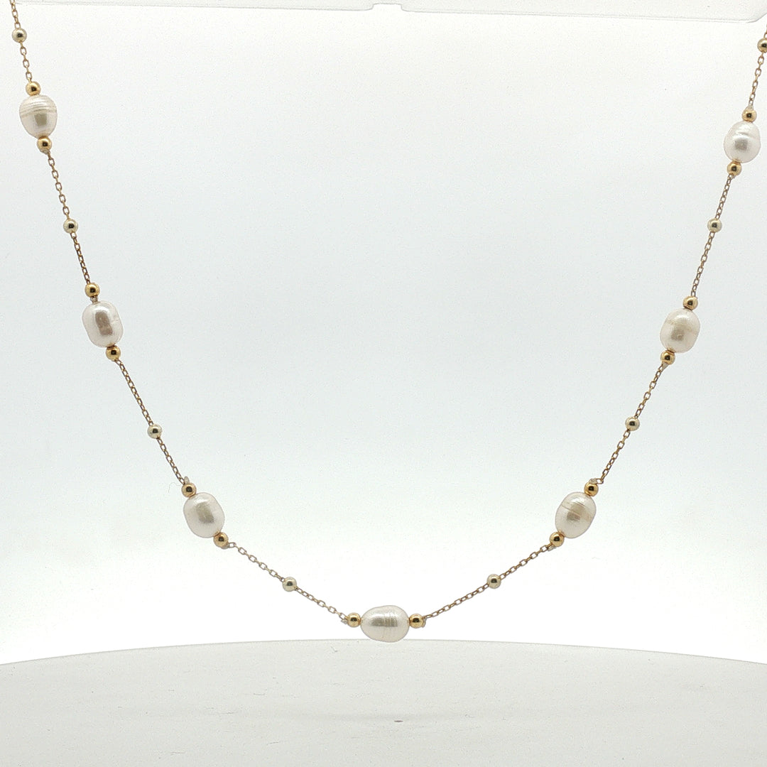 925 Sterling Silver Pearl Necklace for Women