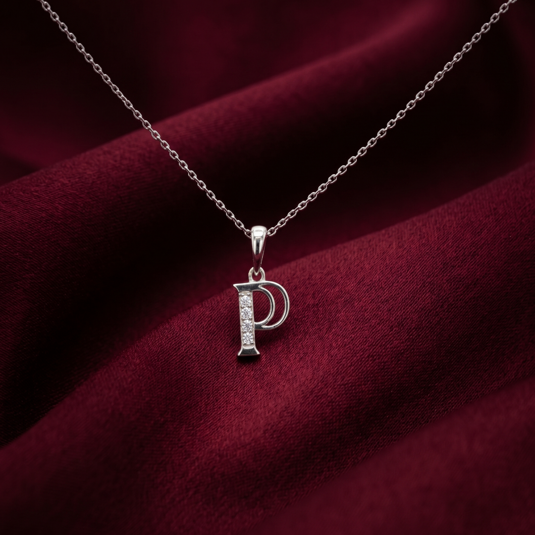 925 Sterling Silver Round Shape Pendant Necklace with Adjustable Length