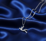 Load image into Gallery viewer, Still Falling For you 925 Sterling Silver Pendant With Chain Adjustable Length
