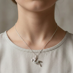 Load image into Gallery viewer, Still Falling For you 925 Sterling Silver Pendant Adjustable Chain with Message Postcard