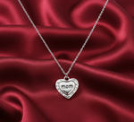 Load image into Gallery viewer, Mom I Love You 925 Sterling Silver Pendant With Chain Adjustable Length
