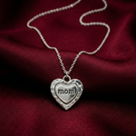 Load image into Gallery viewer, Mom I Love You 925 Sterling Silver Pendant Adjustable Chain with Message Postcard