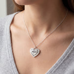 Load image into Gallery viewer, Mom I Love You 925 Sterling Silver Pendant Adjustable Chain with Message Postcard