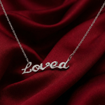 Load image into Gallery viewer, Love 925 Sterling Silver Pendant Adjustable Chain with Message Postcard