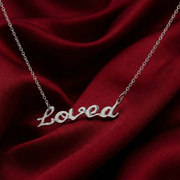 Love 925 Sterling Silver Pendant Adjustable Chain with Message Postcard