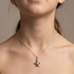 Load image into Gallery viewer, Your Speed Doesn't Metter 925 Sterling Silver Pendant With Adjustable Chain with Message Postcard