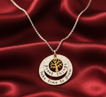 Load image into Gallery viewer, Great Things Take Time to Grow 925 Sterling Silver Pendant With Chain Adjustable Length
